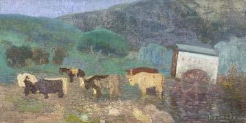 Pedro Figari La carreta china oil painting image